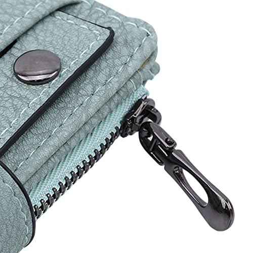 Image of LUCIY Wallets for Women Ladies Wallet Small Ladies Simple Retro Ladies Solid Short Female Wallet (Color : Hortel�)