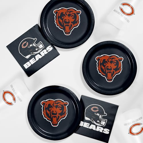 Trendware Chicago Bears Tailgating Kit 48 ct Officially Licensed