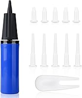 Vista 1 de Luter Kit de bomba de bola de ejercicio, 12 bombas de aire de mano para pelotas con tapón de bola de ejercicio, kit de repuesto de bomba de mano
