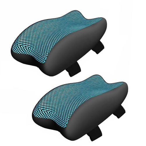 Almohadilla para Reposabrazo Ergonómico Cojín de Codo con Memoria Espuma Viscoelástica para Alivio de Codos y Antebrazos para Silla de Oficina Juegos