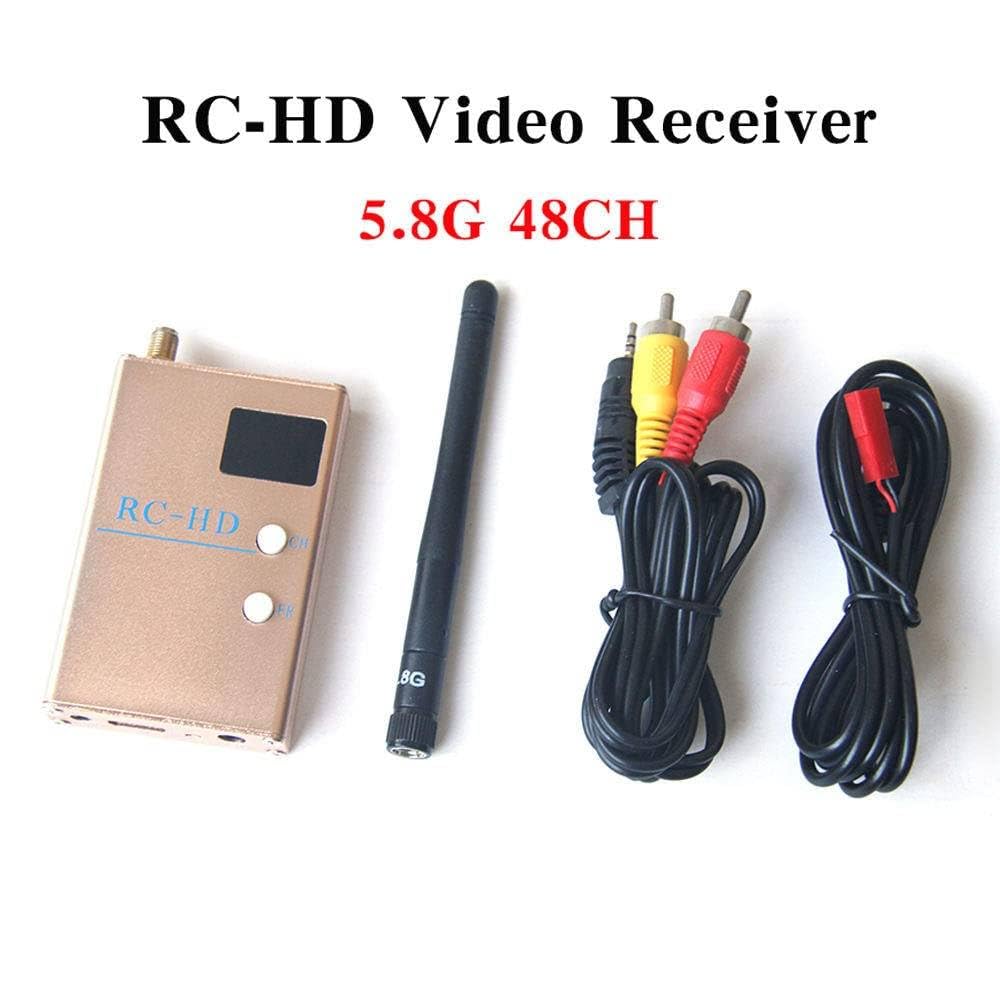 Odbiór wideo RC-HD FPV 5,8 G 5,8 GHz 48 kanałów wideo RC-HD 1080P wyjście HDMI A/V i kable zasilające do drona wyścigowego FPV
