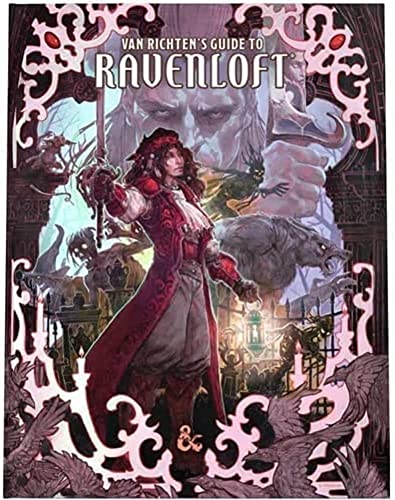 Livre de règles Van Richten's Guide to Ravenloft Alternative Cover D&D JDR
