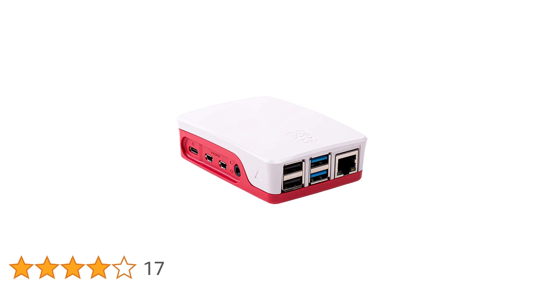 Amazon.co.jp: ラズベリーパイ 4オフィシャル ケース 赤/白