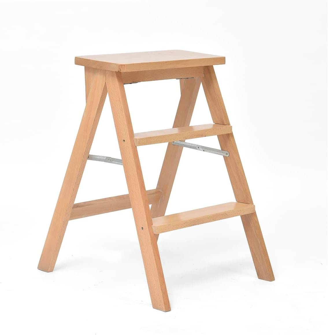Tabouret maison en bois massif OKUOKA pour repas en cuisine
