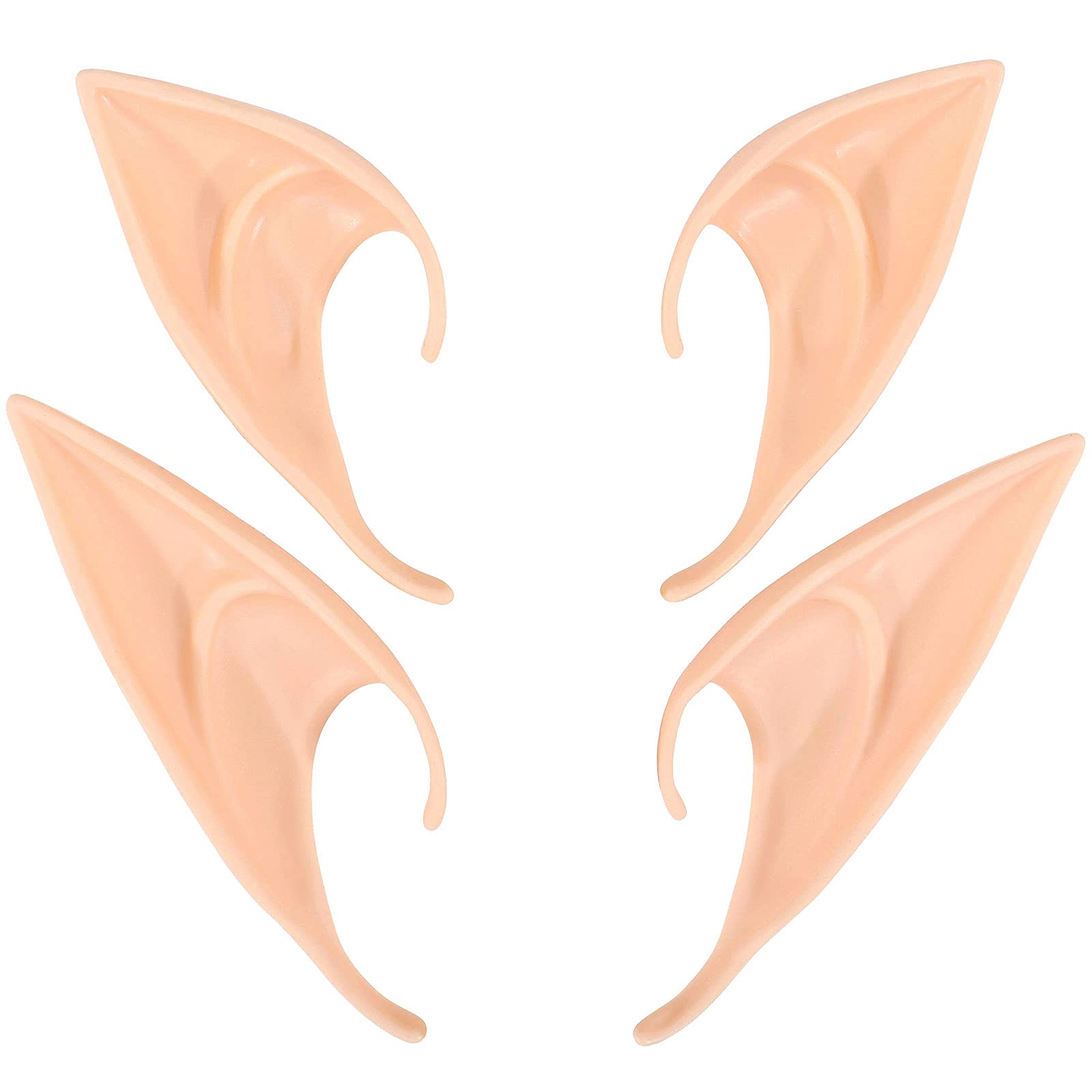 Orecchie Elfo 2 Paia - Lattice, Pieghevoli | Per Halloween, Cosplay, Feste A Tema - Foto 10