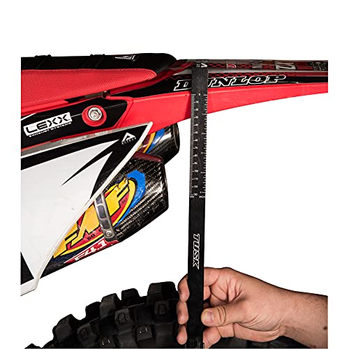 Tusk Sliding Sag Scale – Adjustable Aluminum Tool for Dirt Bike Rear‑Shock Race‑Sag Measurement - Image 5