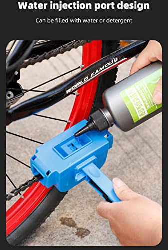 Portatile Pulisci Catena Bici con Spazzole Pulizia...