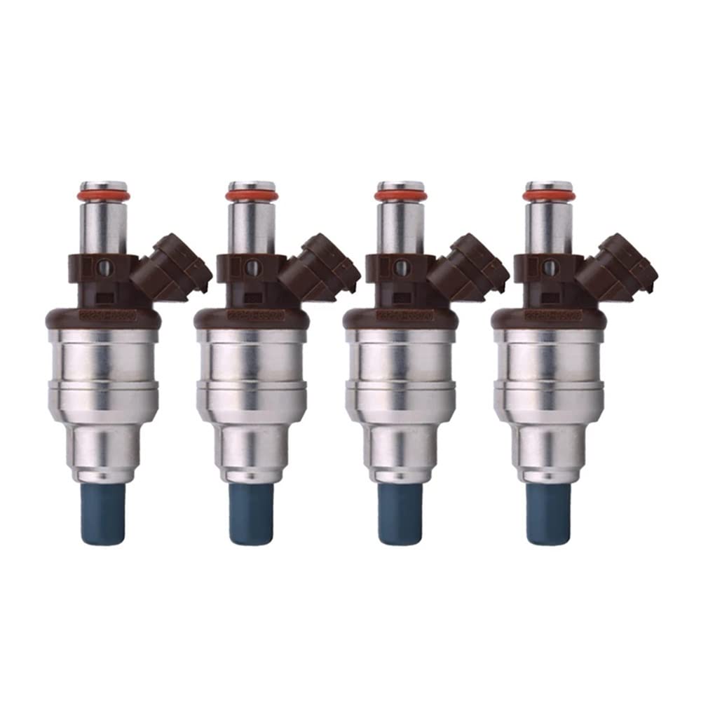 4 Piezas 23250-65020 de Combustible, para Toyota, para Hilux, para Pickup 1989-1995 SR5 T100 3VZE de Coche 23209-65020 Inyector de Combustible