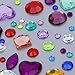 Adhesivo de Diamantes de Imitación Gemas de Cristal Pegajoso para Niños Artesanía...