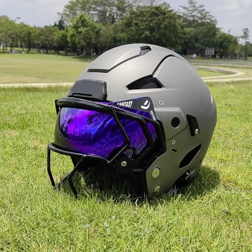 Image of Football Helmet Visor Anti-Fog Scratch Resistant Used for Axiom Helmets for Youth & Adult