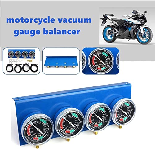 Motorcycle Carb Carburettor Synchronizer Vacuum Balancer Gauge 2 / 4 Cylinder Sync Gauges Kit - Thumbnail 2
