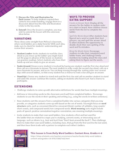 Daily Word Ladders Content Areas, Grades 4-6 - Image 6