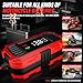 1.5A Smart Battery Charger 12V Motorcycle Charger Smart Car Battery Maintenance Trickle Charger Float and Desulfurizer for All Kinds of Motorcycle Batteries