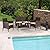 VINGLI 4 Pieces Outdoor Patio Furniture Set Wicker Patio Conversation Set with Coffee Table, Rattan Chair Patio Wicker Sofa Set for Yard,Pool or Backyard (Brown)