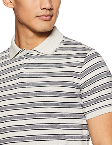 Image of Get In Men's Striped Regular Fit Polo