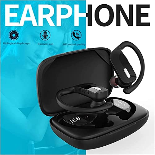 ARTSZY Draadloze oordopjes waterdichte Bluetooth 5.0 hoofdtelefoon diep bass stereo oortelefoons sport in-ear het 5 uur speeltijd met microfoon LED Batterijweergave aanraakbediening - Afbeelding 6