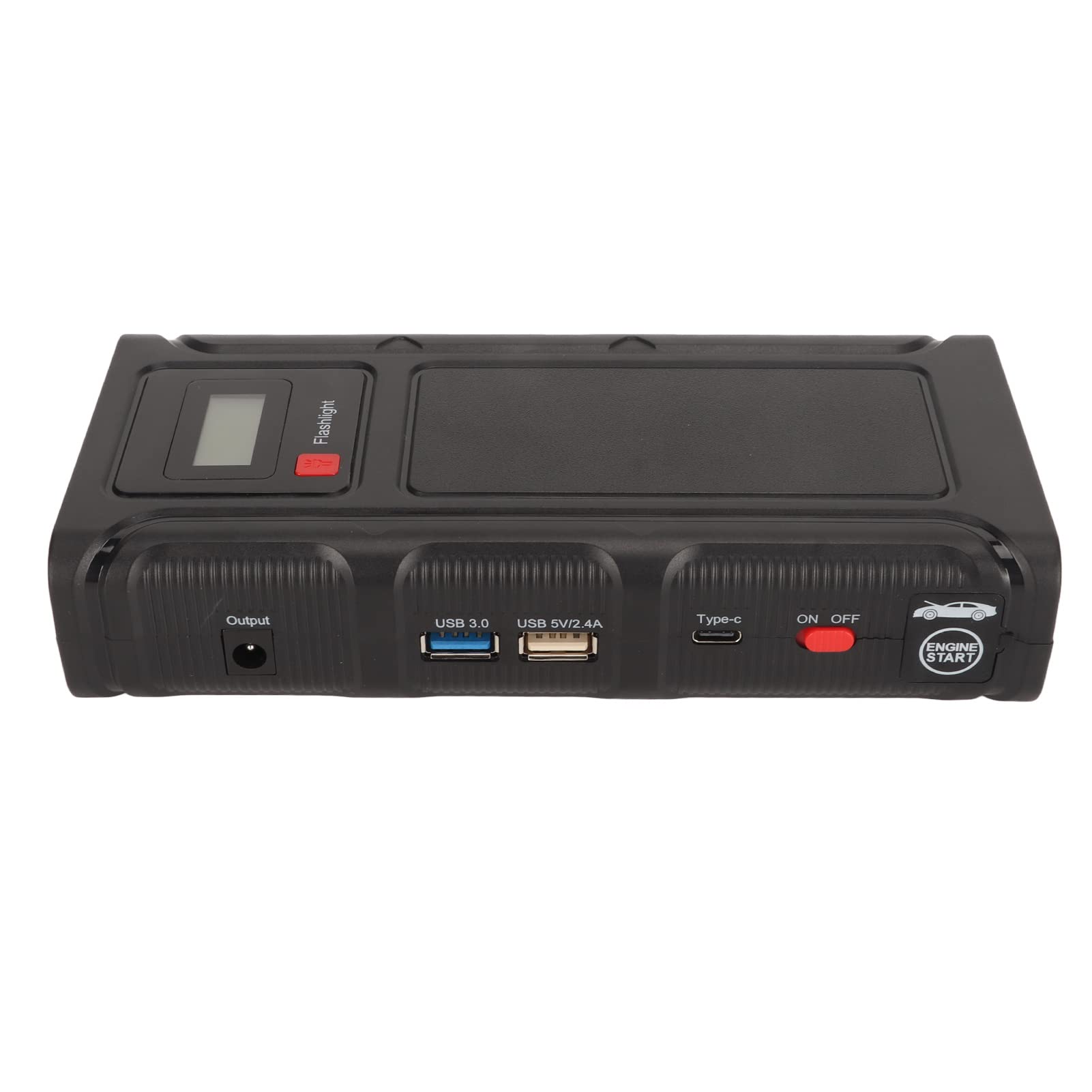 Urządzenie ułatwiające rozruch samochodowy 12 V, wodoszczelność IP65, cyfrowy wyświetlacz Autostart, szczyt 2000 A, z oświetleniem LED, do motocykli o pojemności do 6 l (wtyczka UE 100-240 V)