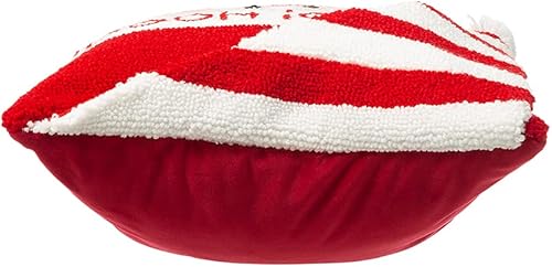 Miniatura 6 de glitzhome Almohada de Navidad con gancho de 14 pulgadas de largo, cojín de Navidad para sala de estar y cama