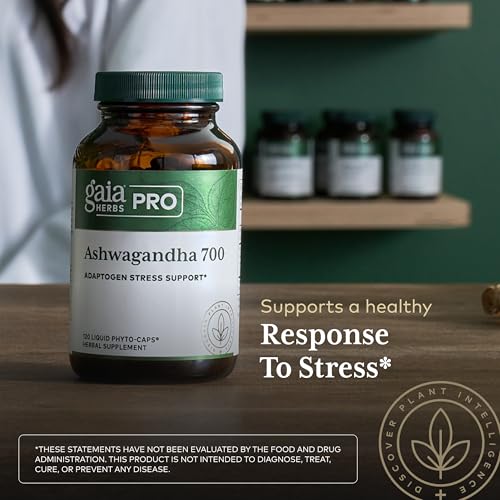 Gaia Herbs PRO Ashwagandha 700 - Healthy Immune Support Supplement* - Single-Herb Formula with Organic Ashwagandha - Vegan Gluten-Free Soy-Free - 120 Liquid Phyto-Caps (60 Servings) - Image 6