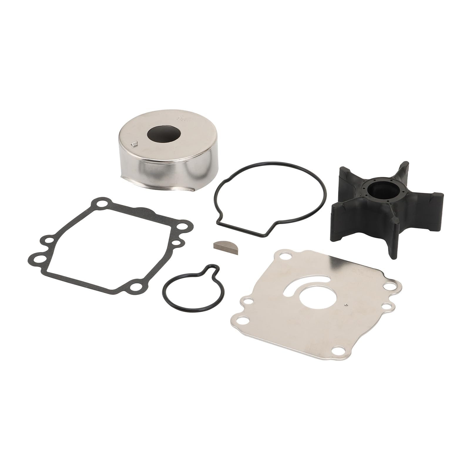 17400-92J00 17400-92Z02 17400-92J01 Parti ricambio per pompe per motori marini DF90T DF100T DF115T DF115 DF140T DF140Z, pacchetto guarnizioni piastra tazza girante per la cura raffreddamento