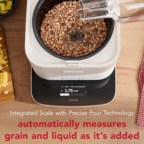 KitchenAid Compact Grain & Rice Cooker, KGC2154, Porcelain White by KitchenAid - Image 3