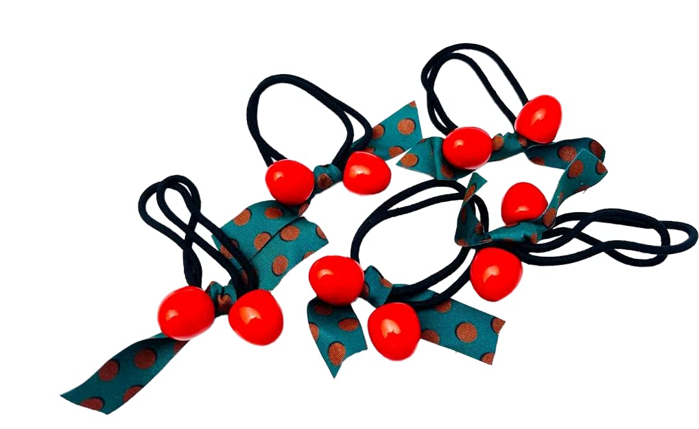 PARTYCART-5 PCS Women Hair Ties Elastic Rubber Bands Bow Girl Acrylic Cherry Flower Bear Bow Knot Korean Head Accessories Scrunchies Wholesale (B0BGF7QLPJ) Amazon Price History, Amazon Price Tracker
