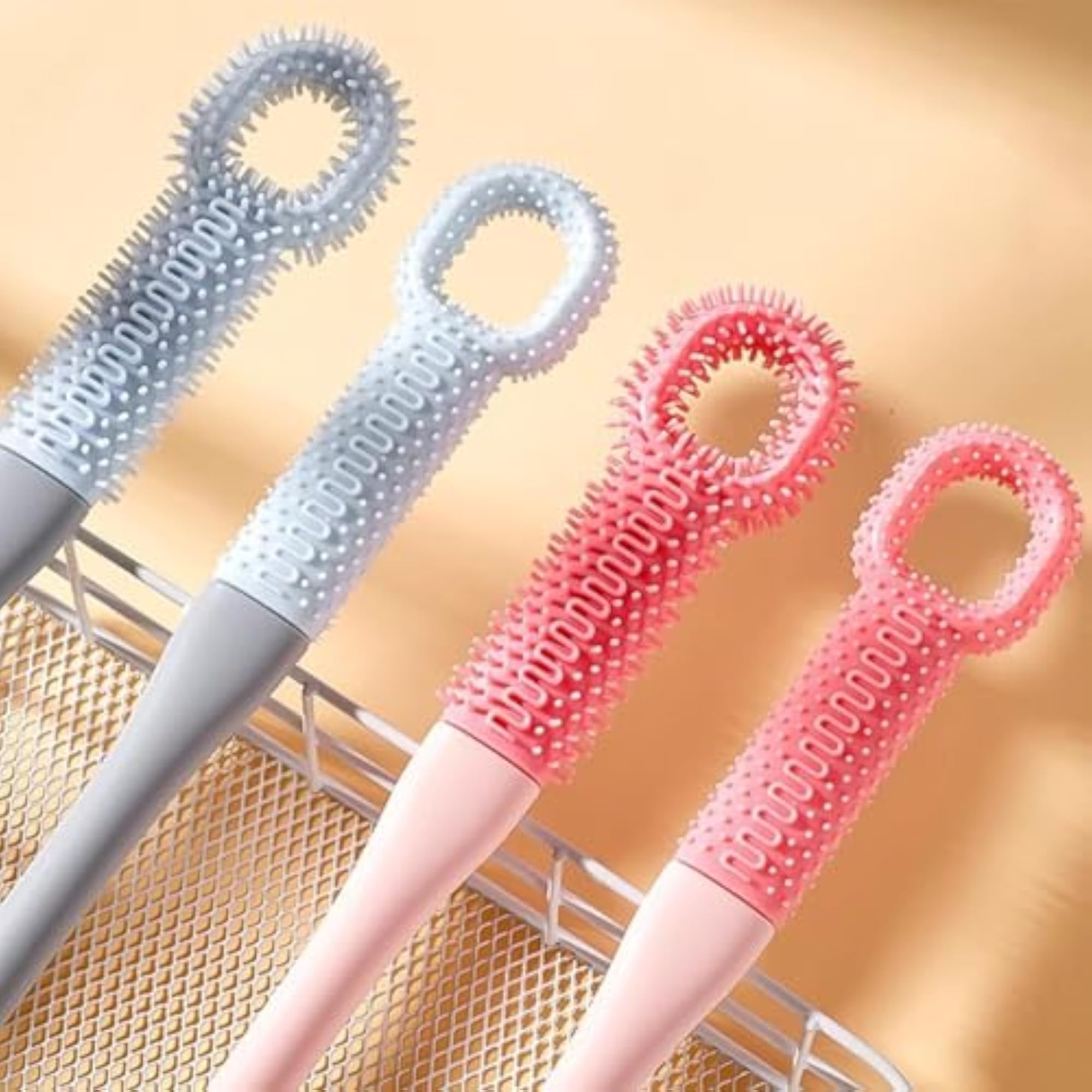 Toe Gap Cleaning Brush with Long Handle, Bath & Body
