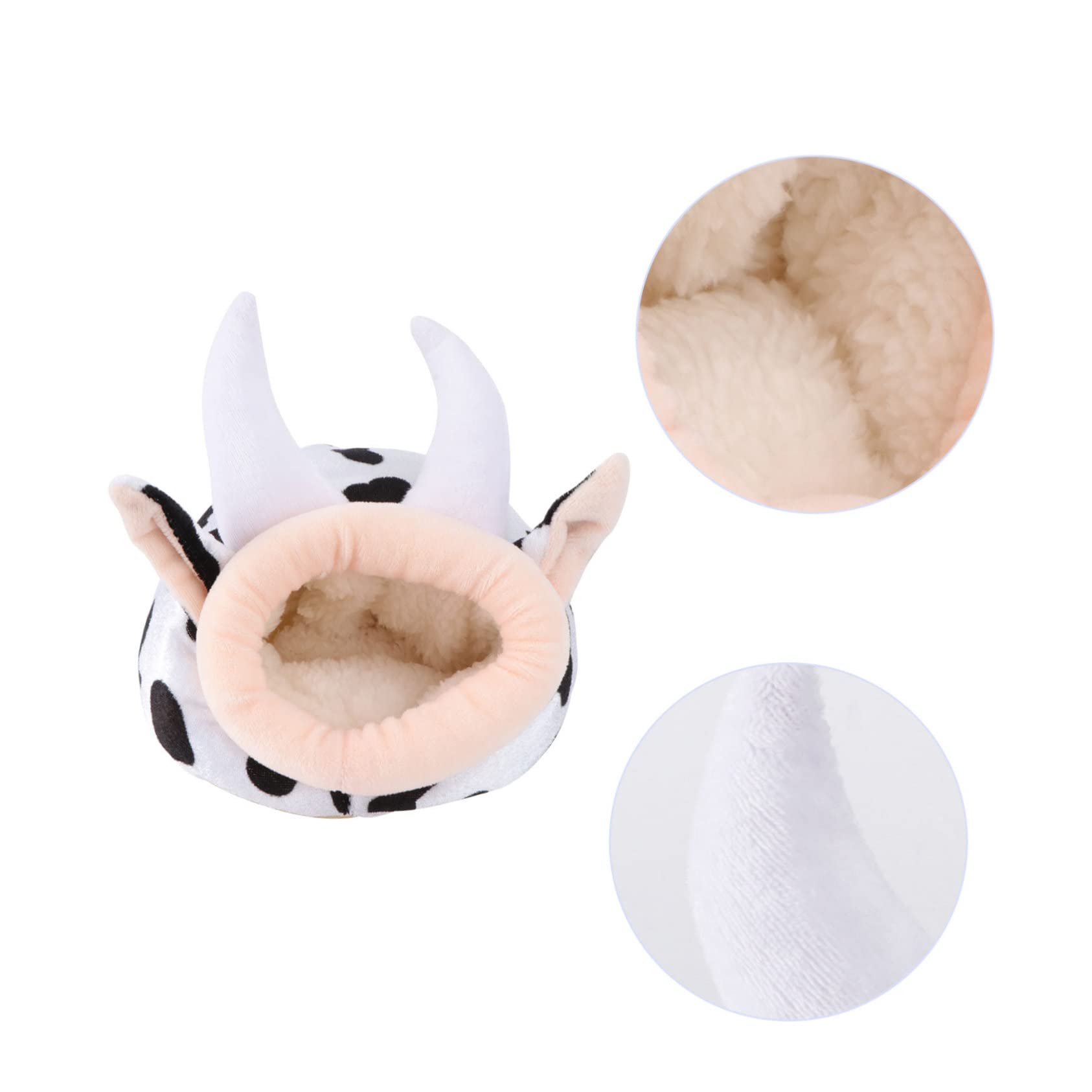 FONDOTIN 1Pc Durable for Animals Warm Nest for Hamsters and Other Pets Lovely Design for Cozy Sleeping and Playing Non Slip Base for Stability for Winter Use