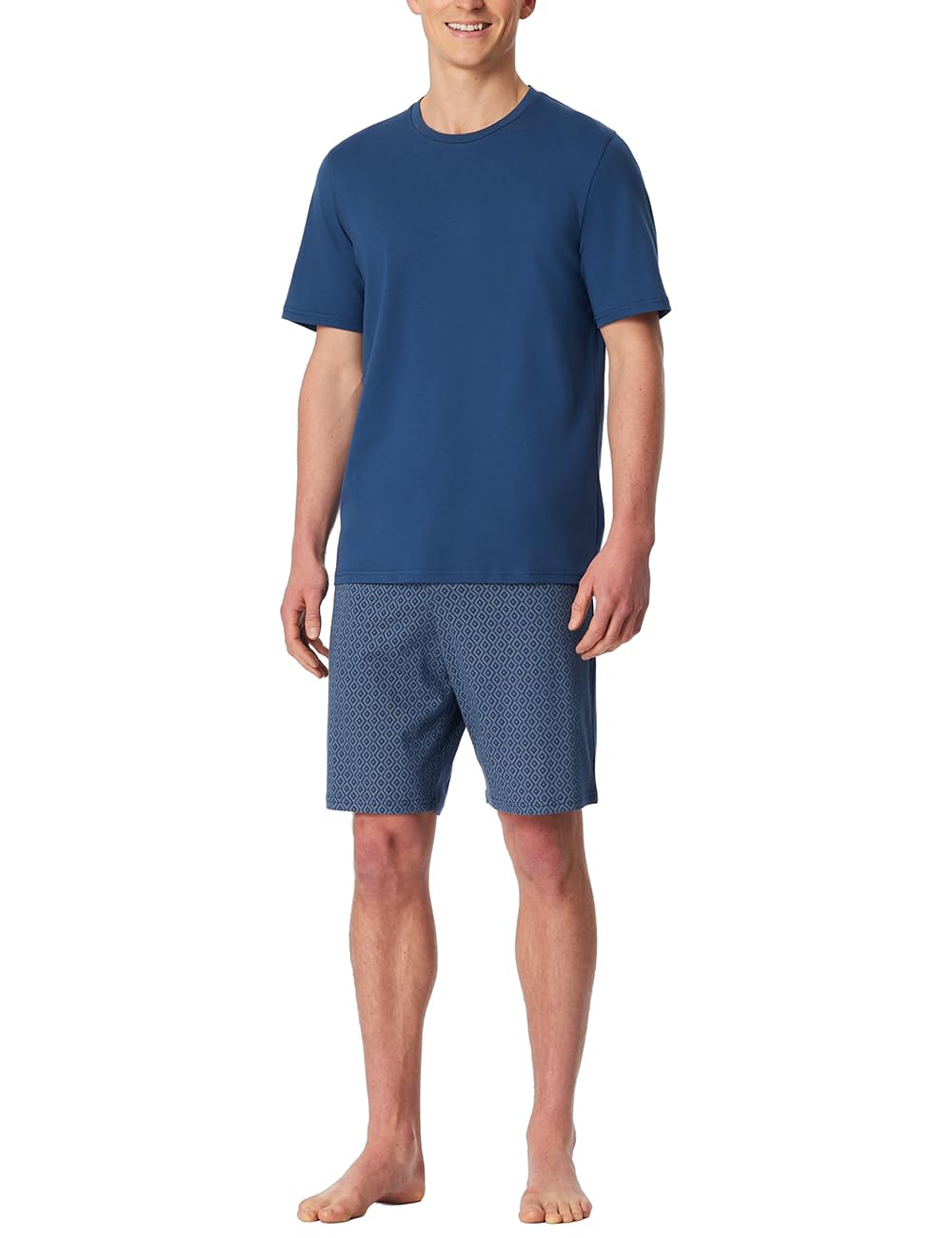 Schiesser Pidżama — zestaw Mężczyźni Casual Essentials