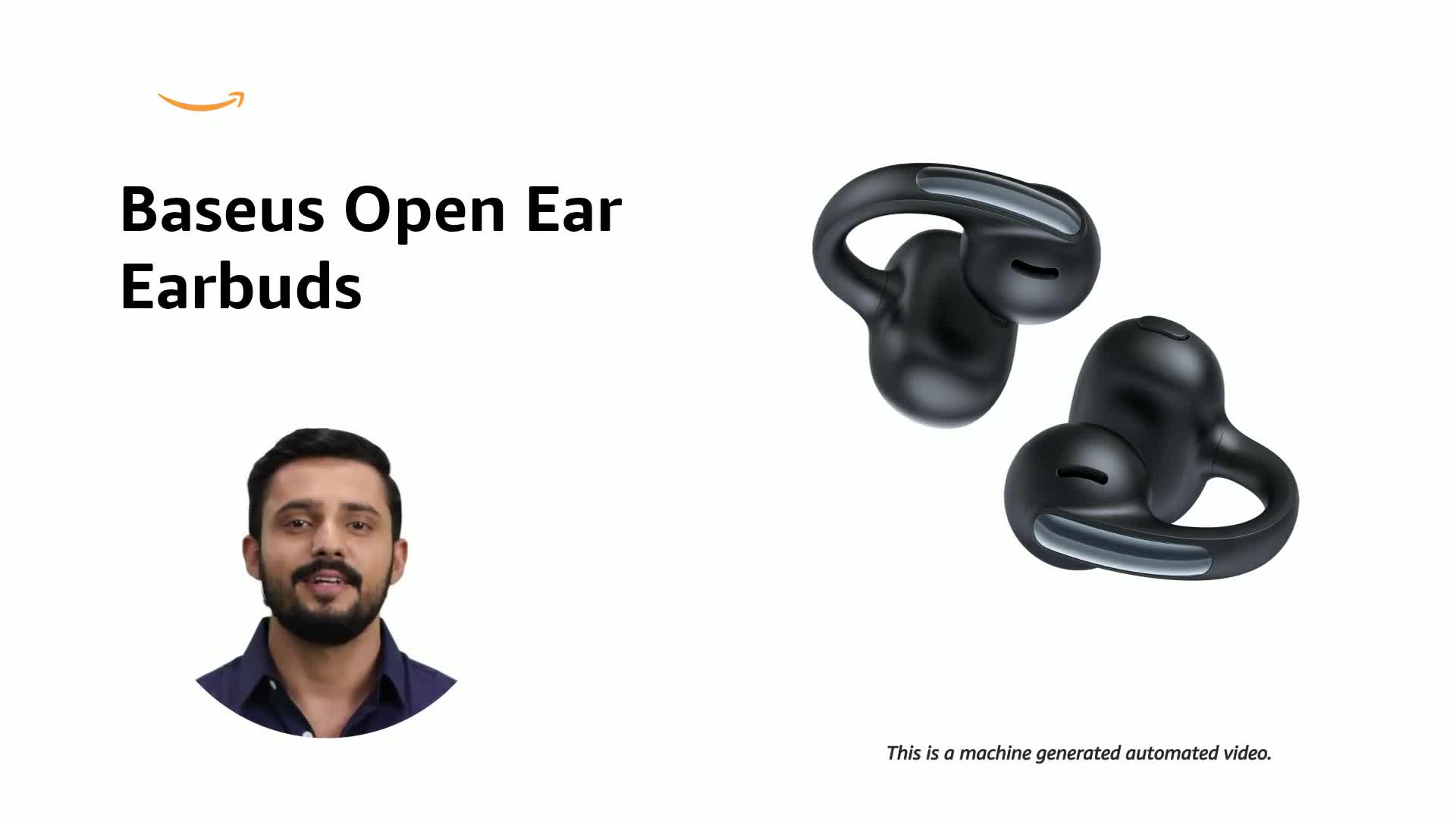 Baseus Bowie MC1 Open Ear Clip-On Earbuds, Adaptive Comfort with