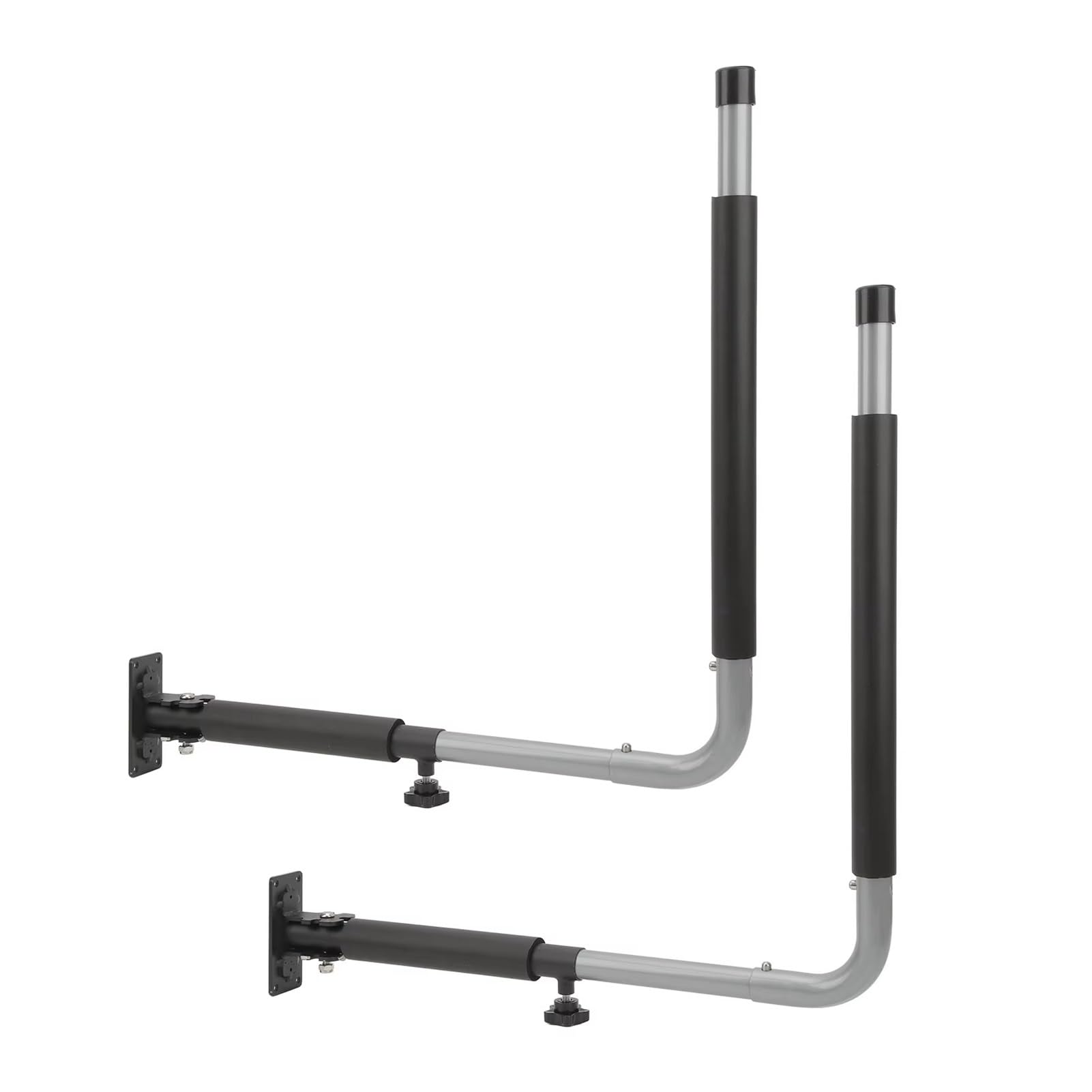 portaequipajes Techo CajaTecho Estante Montaje Pared Telescópico Plegable Soporte Carga 50KG Ganchos Kayak Colgador Canoas Tabla Surf Baca Coche