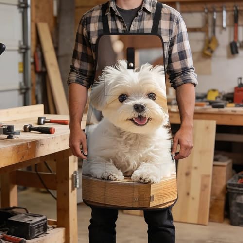 Delantal de trabajo con diseño de cachorro Maltés miniatura 5