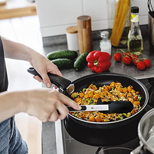 Oliver's Kitchen Tang - 2 x voedselveilige siliconen kooktang - vergrendelingsclip voor eenvoudig opbergen - Geweldig… - Image 8