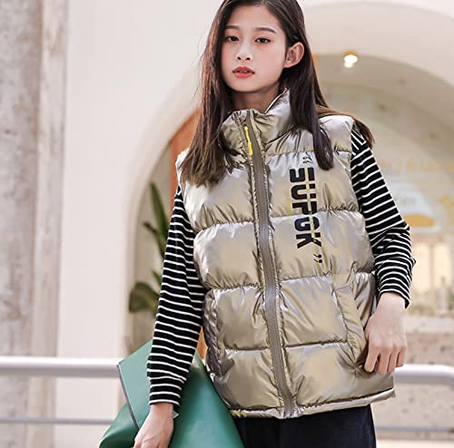 Baby Boys Girls Stand Collar Vest Winter Warm Lightweight Sleeveless Puffer Jacket Baby Vest 1218 Months3