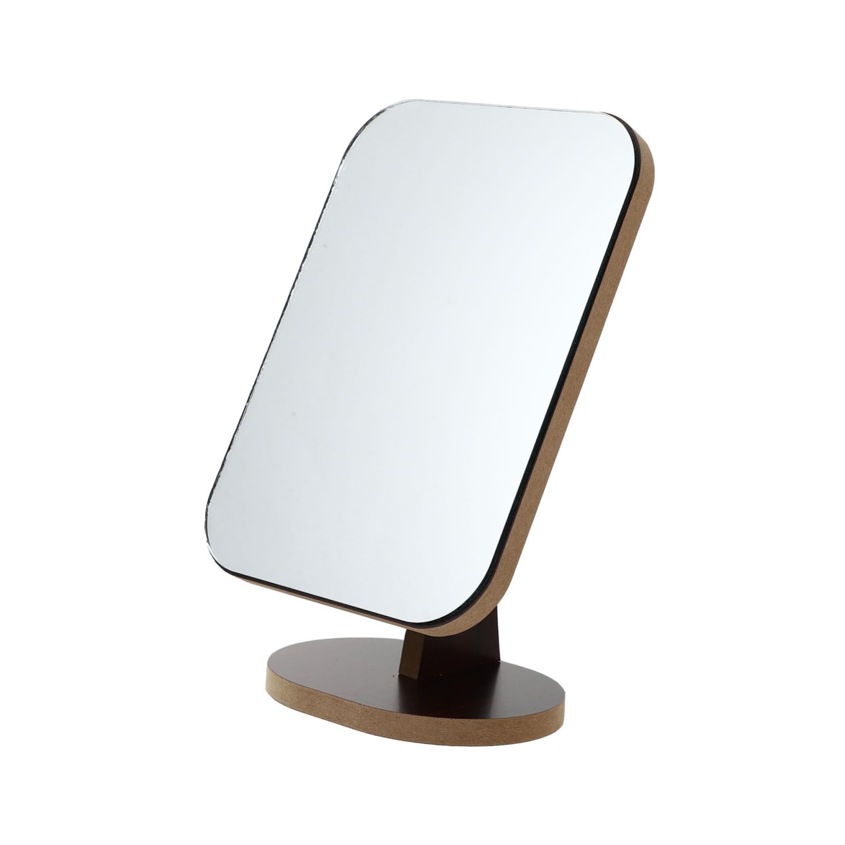 Miroir de table stable en bois pour en finir avec les reflets flous