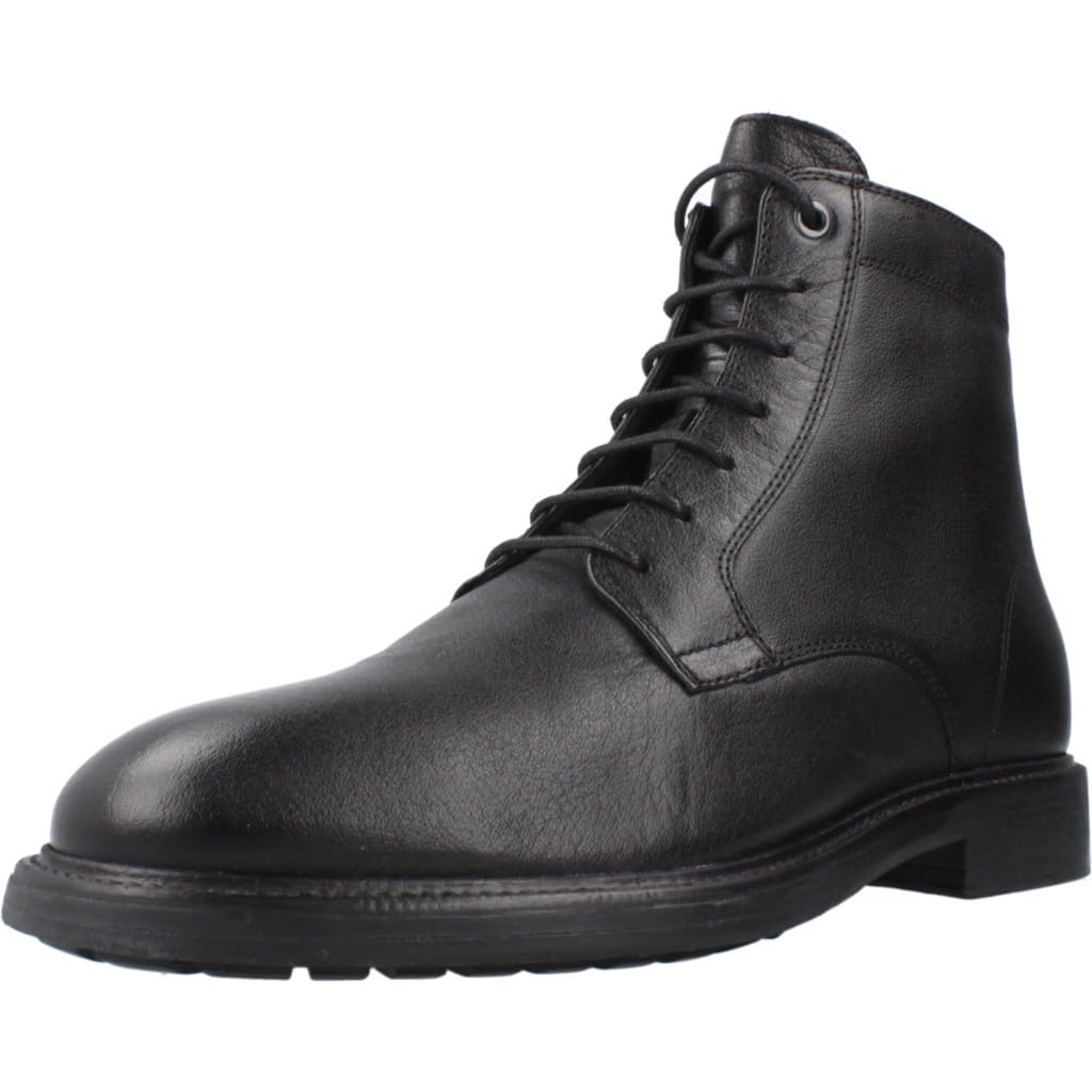 Geox Men's Black U Tiberio D Boots Colour: : Size 8