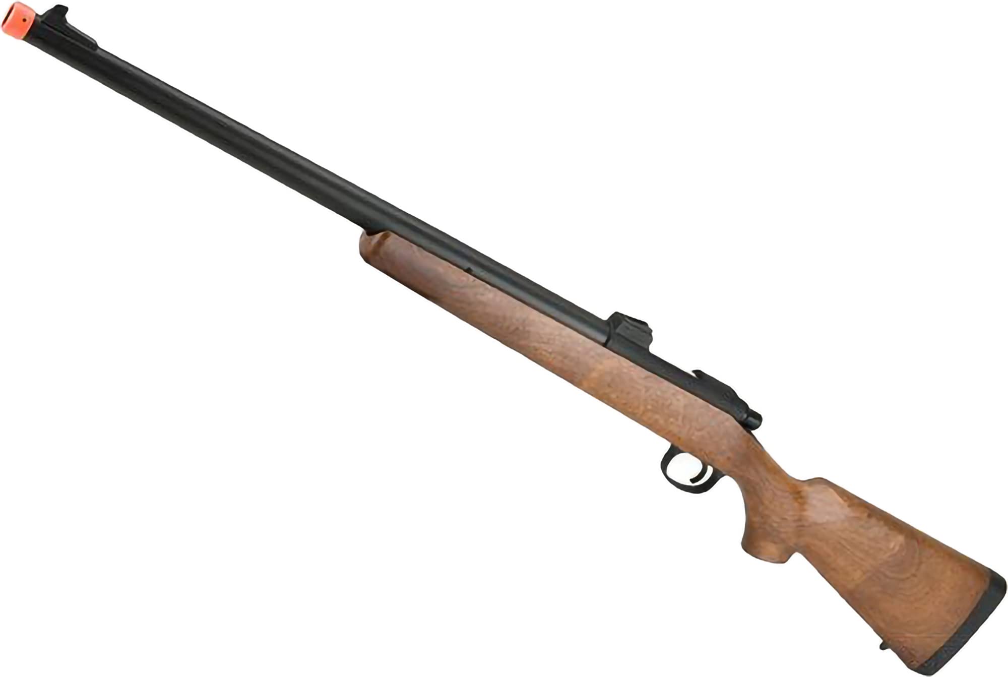 Evike Airsoft - CYMA Standard VSR-10 Cycling Action Airsoft Rifle (Color: Wood w/Iron Sights)