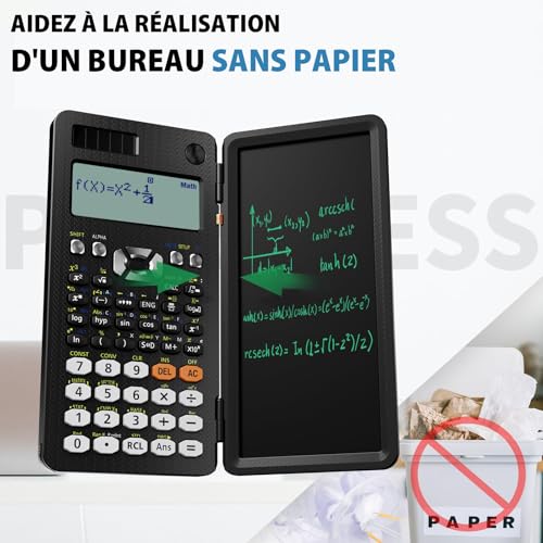 Calculatrices de bureau 991ES ROATEE à 4 lignes avec tablette d'écriture LCD - 3