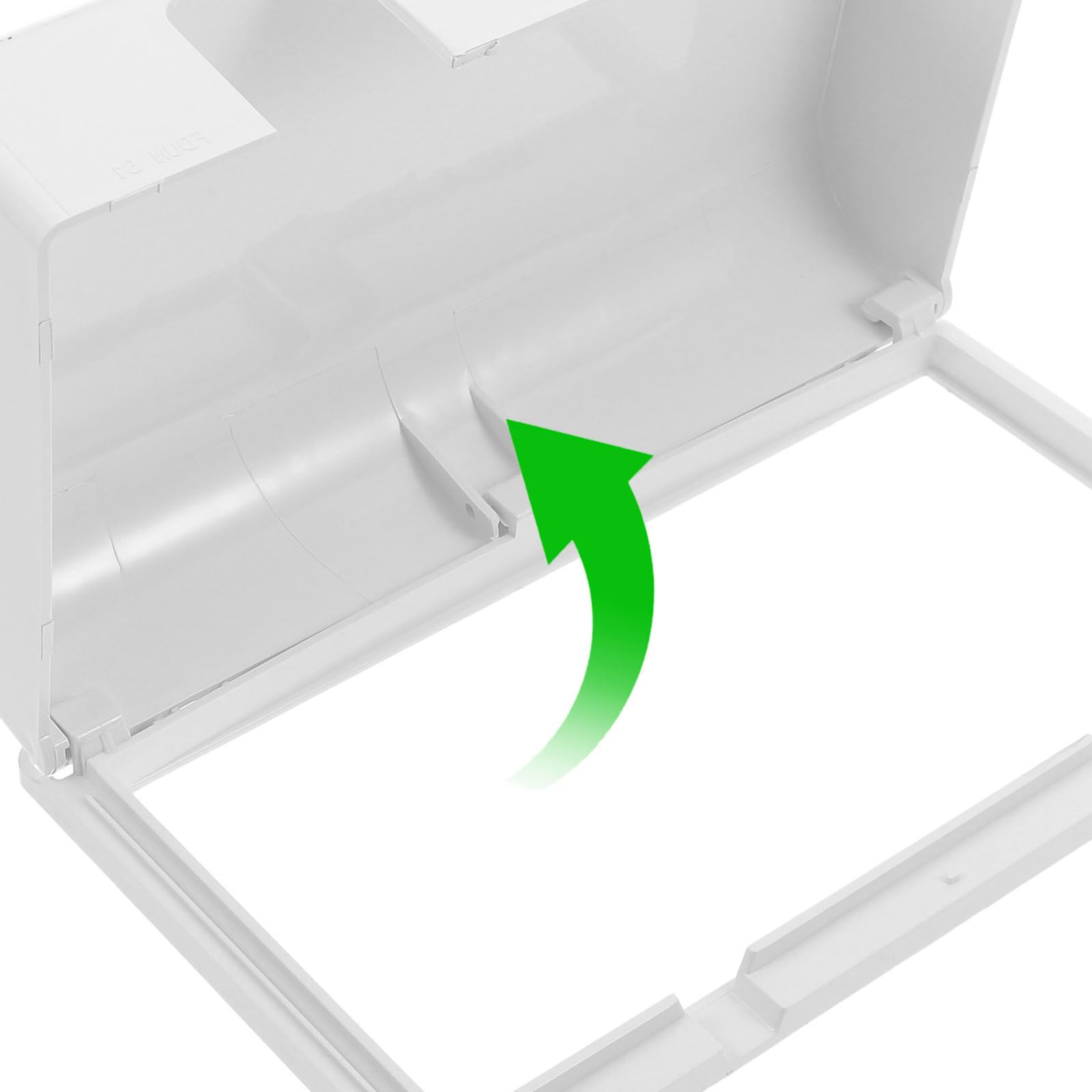 Elettrica Installazione Esterno da Coperchio Presa e per Bianco Plastica Adesiva Pratica Semplice Protezione Prese Esterne Outdoor