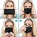 Egook Black Disposable Face Masks, 100 Pack 3 Ply Protection Face Mask, Soft Breathable Disposable Masks For Adults, Male-Female, Teenagers, Daily Use, Outdoors, School and Office