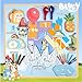 Bluey Imagination Case, 15 Games & Activities, Travel-Friendly Bluey Playset With Markers, Crayons, Balloons, Puppets & Games for 3 Year Olds, Fun Bluey Toys & Toddler Games, Bluey Party Decorations