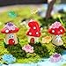 DIYDEC 200pcs Mini Resin Turtles 10 Colors Tiny Turtles for Crafts Glow in The Dark Miniature Turtle Dollhouse Micro Small Animals Figures for Fairy Garden Ocean Party Favor Landscaping Decoration