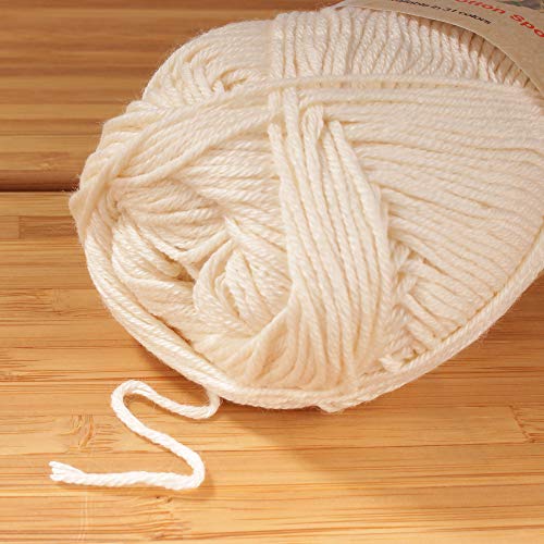 Image of JubileeYarn Bamboo Cotton Sport Yarn - 50g /Skein - Moon Beam - 4 Skeins