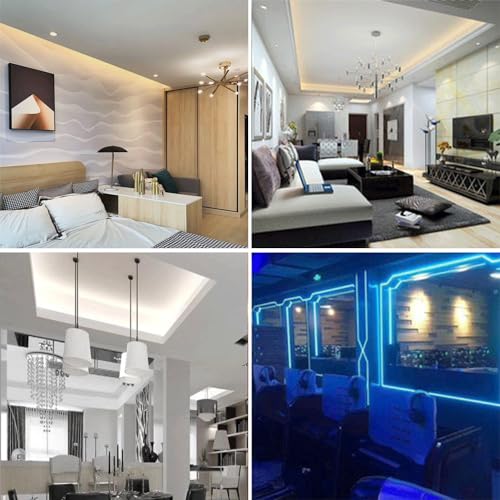 Image of AC110-130V LED Strip Lights,Dimmable 40000LM 66ft /20m SMD 2835 2400 LEDs Waterproof IP68 LED Lights Strip Ribbon, More Brightness Than Low Voltage LED Strip Lights (Neutral White 4500K)