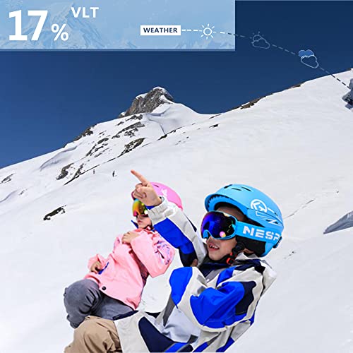 Kids Ski Helmet Snowboard Snow Sled Helmet For Kids Youth And Toddler W/Matching Goggles Age 2-6 Y And 5-12 Y Astm Certified #TOP1