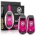 LED Safety Light (2 Pack) + FREE Bonuses | Clip On Strobe/Running Lights for Runners, Dogs, Bike, Walking | The Best High Visibility Accessories for Your Reflective Gear, Bicycle etc (Pink)