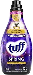 Amaciante Spring Concentrado Perfumes do Mundo 1,5L Rende 75 Lavagens