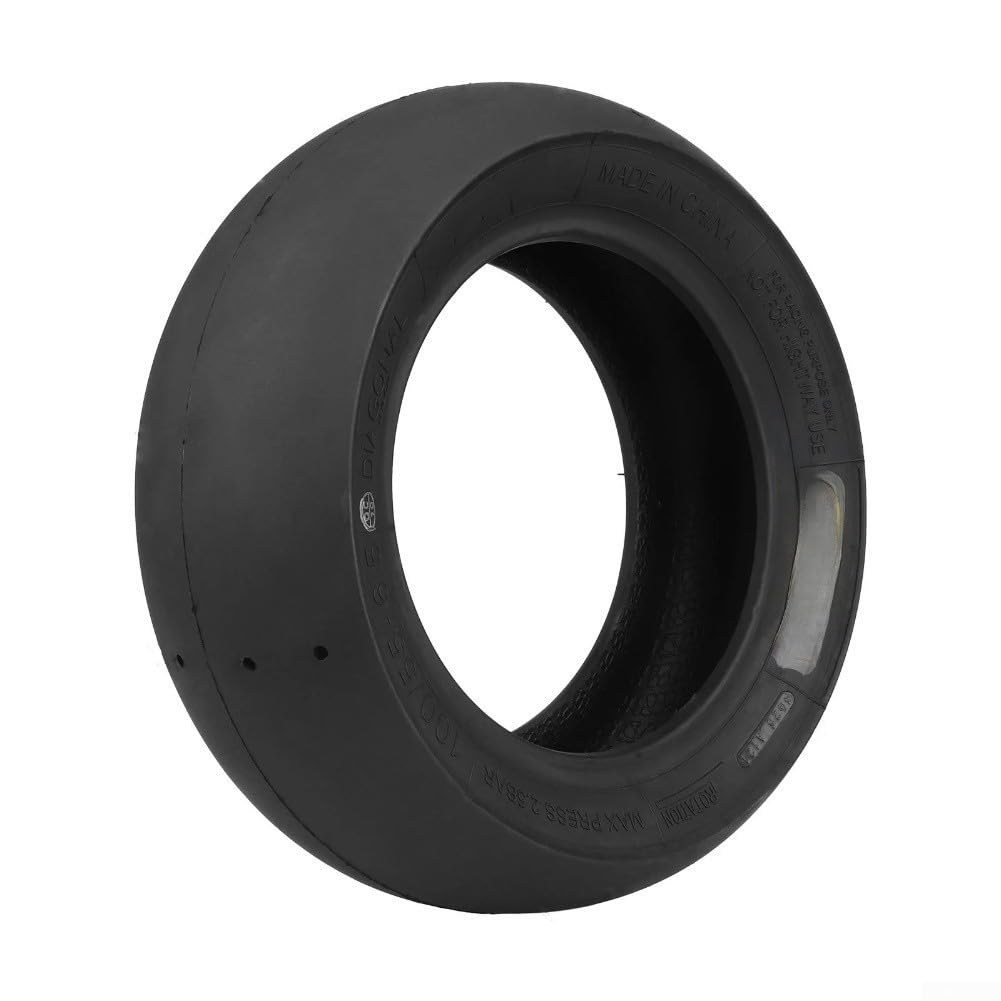 Pneumatico senza camera d'aria ad alte prestazioni 100/55-6,5 per Dualtron Ultra e Kaabo per Wolf, ruota per scooter elettrico con robusta resistenza all'usura, nero (B nero)