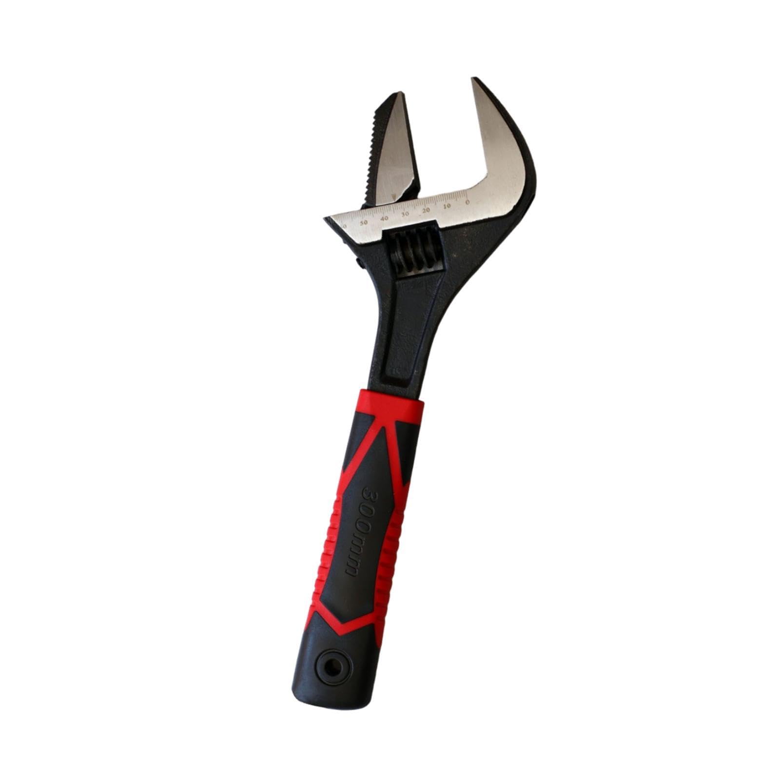 Chiave a Rullino Inglese Professionale Utensile di Serraggio a Ganasce Mobili Attrezzo per Riparazioni in Acciaio Al Carbonio Adatto per Lavori, 12 Inch