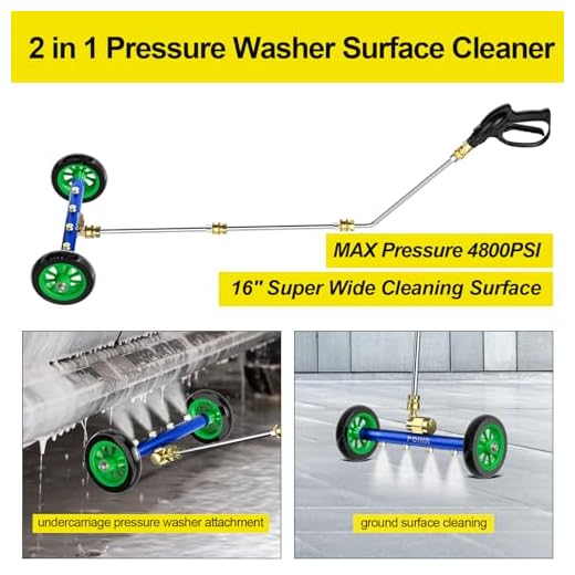 POHIR Pro Max Undercarriage Pressure Washer Attachment
